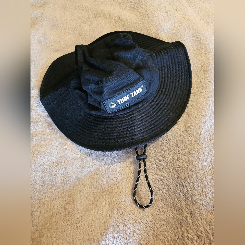 Turf Tank Mens Black Bucket Hat